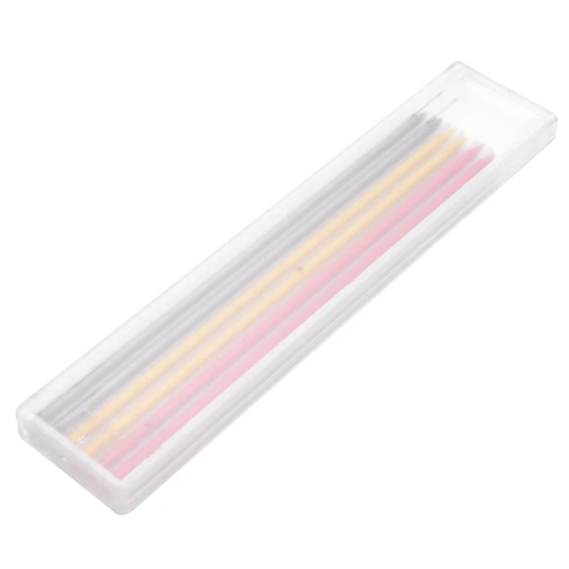 Lápis marcação automática ferramenta, refil, 6 varas, Nostril longo, adequado para carpinteiro, carpintaria, arquiteto
