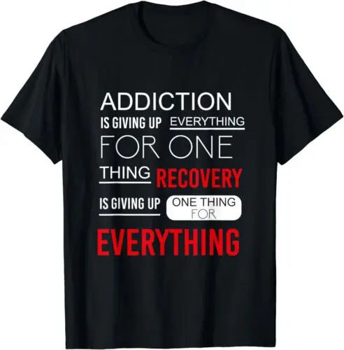 Addiction Recovery Celebrate Recovery AA Inspirational T-Shirt S-3XL