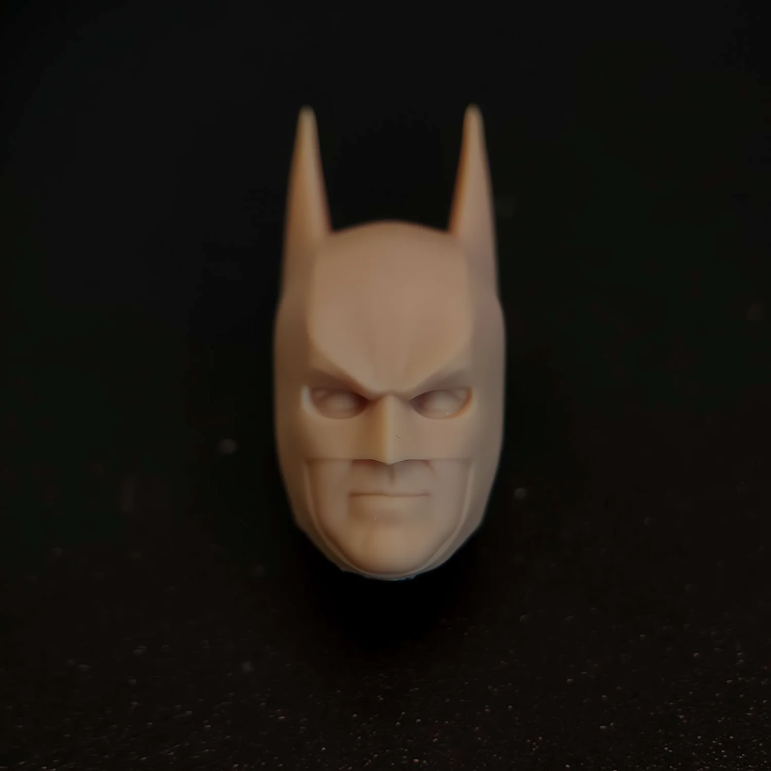 HL1338 Customized 1/18 1/12 1/10 George C 1997 Bat Wayne Unpainted Head Sculpt for 3.75