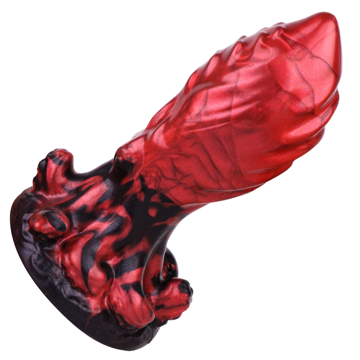 Elkkost fantasia dragão nó vibrador silicone realista cão monstro vibradores brinquedo sexual anal com otário pênis alienígena para g ponto próstata
