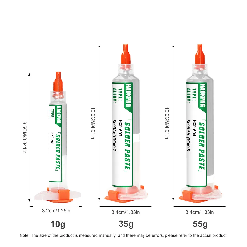 SAC0307/SAC305 الدقة رقاقة إصلاح لحام خالية من الرصاص ارتفاع درجة الحرارة لحام لصق SMT التصحيح Meedle اسطوانة لحام لصق