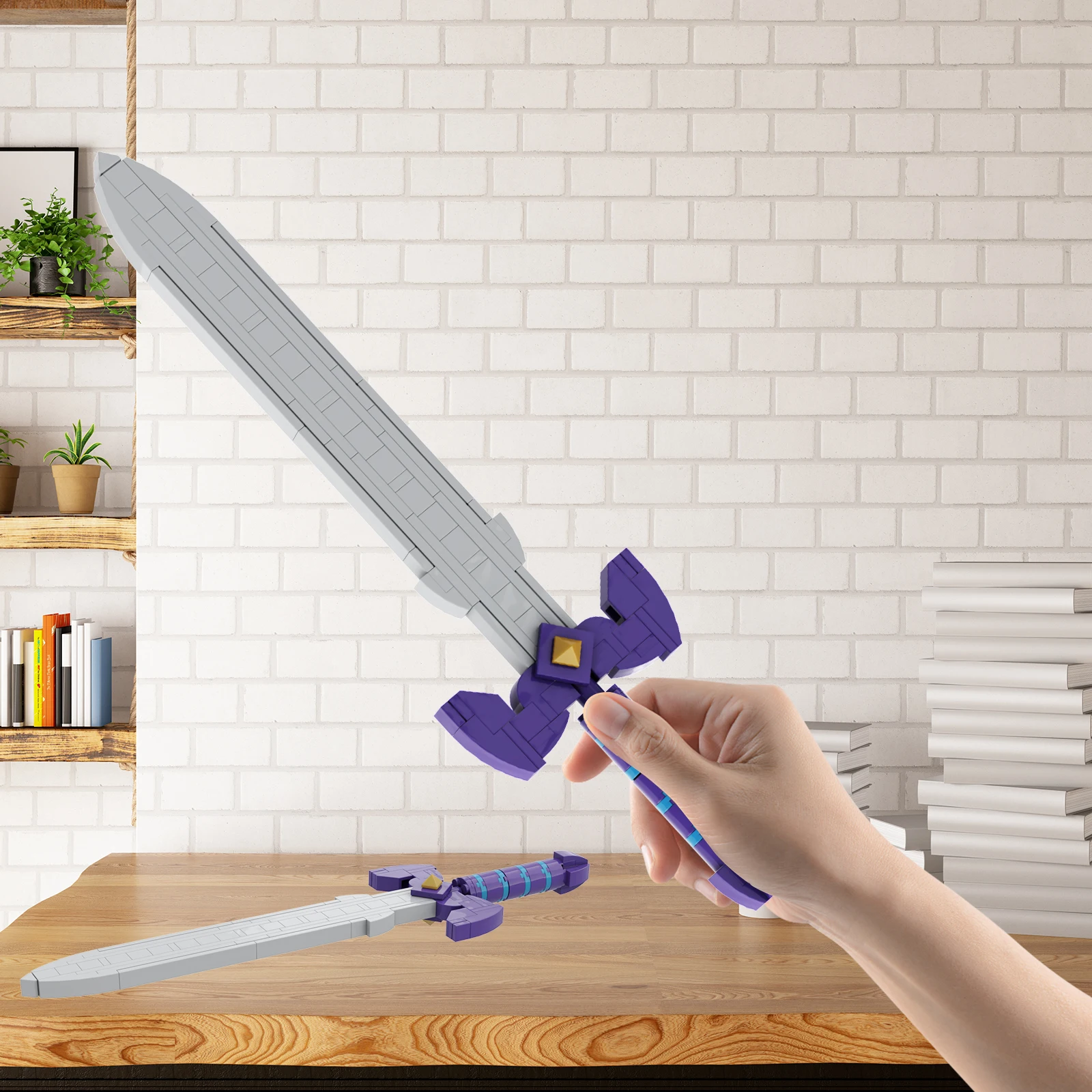 مجموعات بناء Breath of The Wild Link للبالغين والأطفال، مجموعة أدوات بناء Ocarina Minifigure of Time، مكعبات بناء سلسلة الألعاب