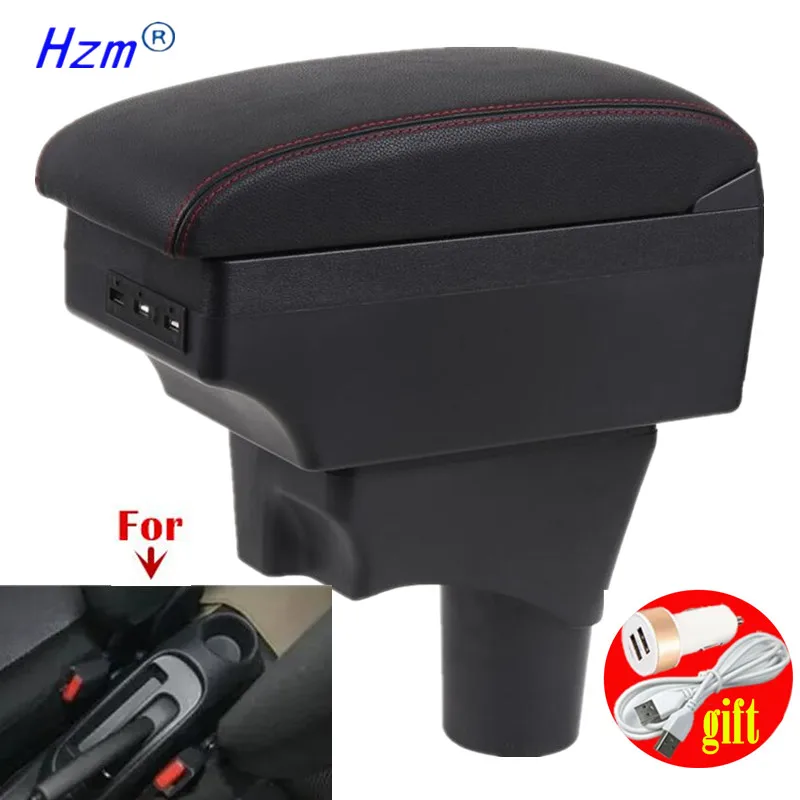 For Nissan SunnyArmrest Box For Nissan March Micra K13 MK4 IV Car Armrest Storage box 2010-2022 Retrofit car accessories