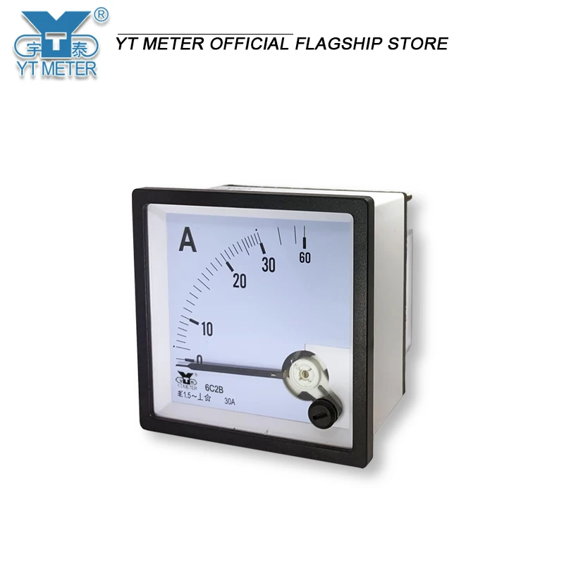 6C2 75mv bidirectional DC ammeter 50a±100a 150a Plus or minus 200a 400a pointer ammeter