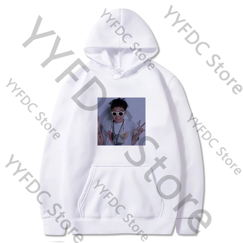 Kpop G Dragon Hoodie Women Men Autumn Loose Sweatshirt Korean Fashion Popular Streetwear Hip Hop Hoodies Tops G-Dragon Fans Gift