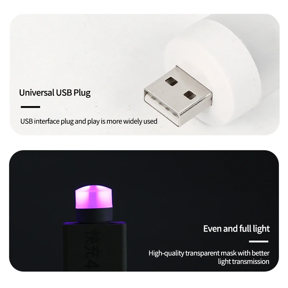 Lampada ambientale per interni auto Accendisigari USB LED Luce rosa viola Luce universale per auto Luci per atmosfera al neon