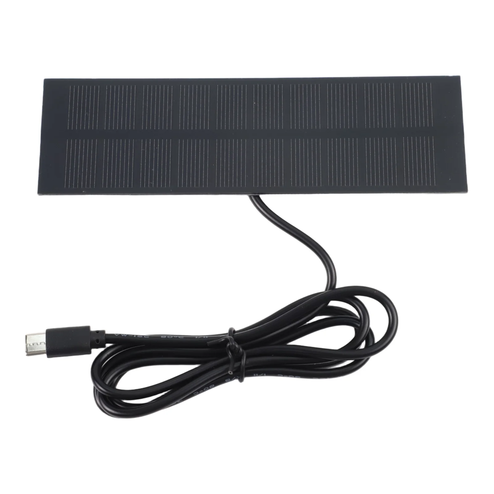 Type-C Solar Panel Compact Charging Solution Camping Hiking 148*45*2mm Lightweight Solar Panel For Camping Hiking Gear Accessory
