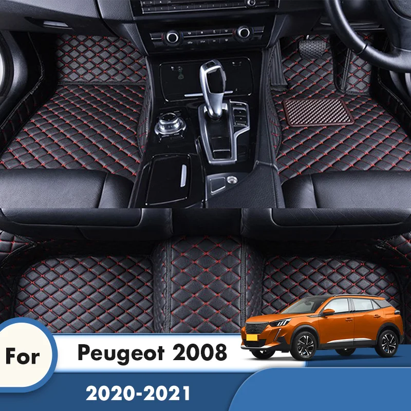 

Автомобильные коврики RHD, коврики для Peugeot 2008 E2008 2020 2021 2022 2023, коврики, подкладки для ног, автомобильные аксессуары, чехлы для интерьера