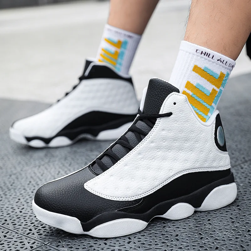 

Shoes for Men Large Size 47 High-top Basketball Shoes Run Actual Combat Training Quality Selection Men's Sneakers Zapatos Hombre