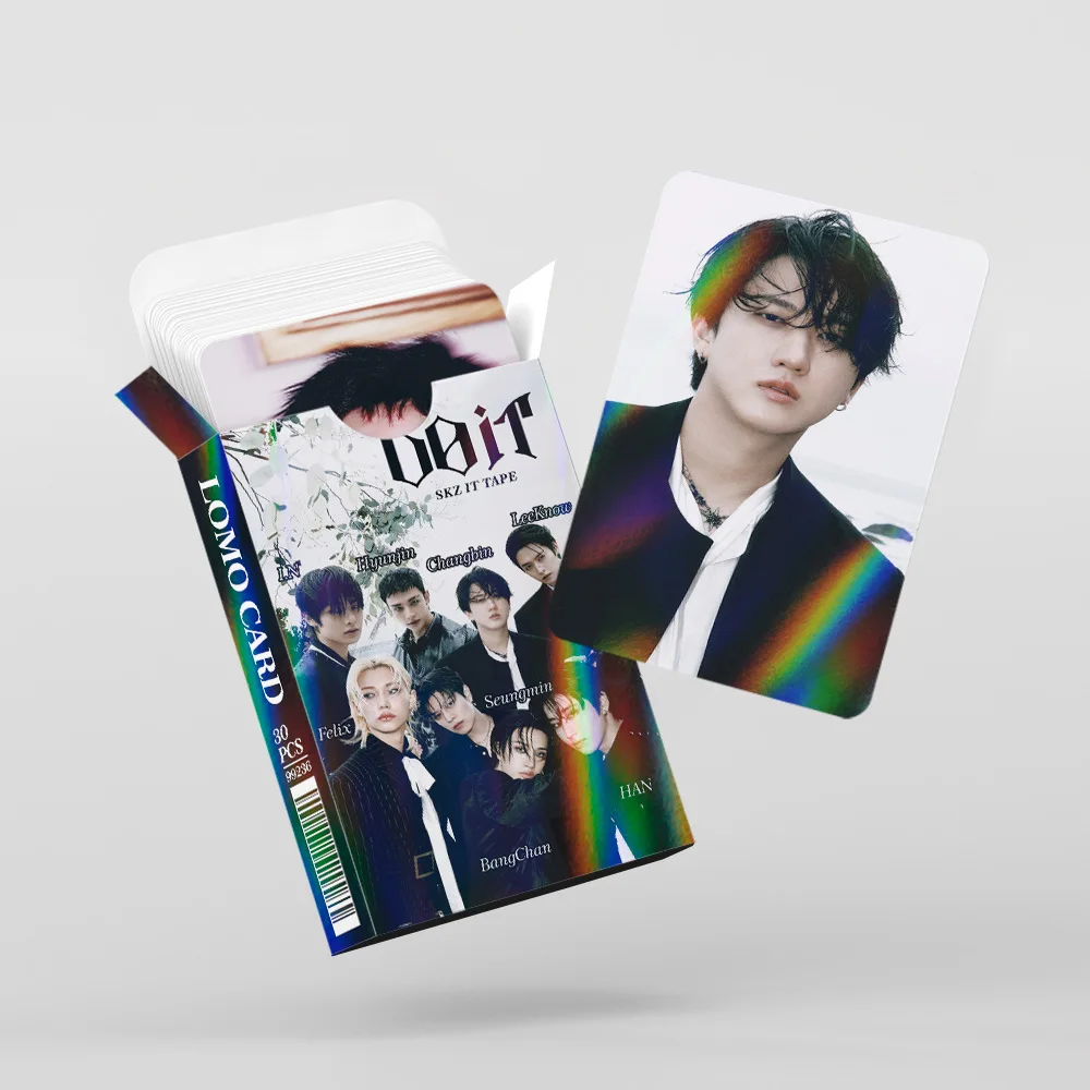 جديد 30 بطاقة ليزر STRAYKIDS Special DO IT بطاقة فلاش ستار صور بطاقة SKZ مزدوجة الجوانب LOMO بطاقة مروحة جمع هدية