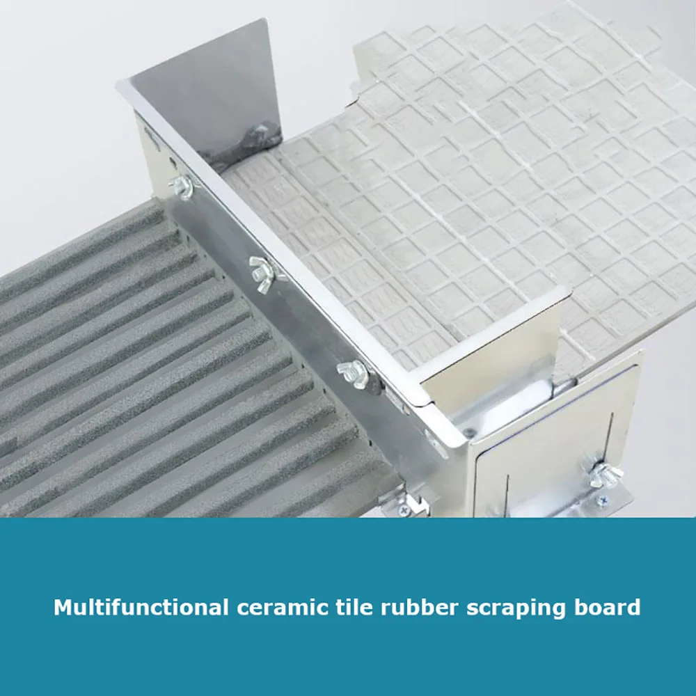 床に接着剤を迅速かつ均一に塗布するための、400～800mm調整可能なノッチ付きこてモルタルコーム