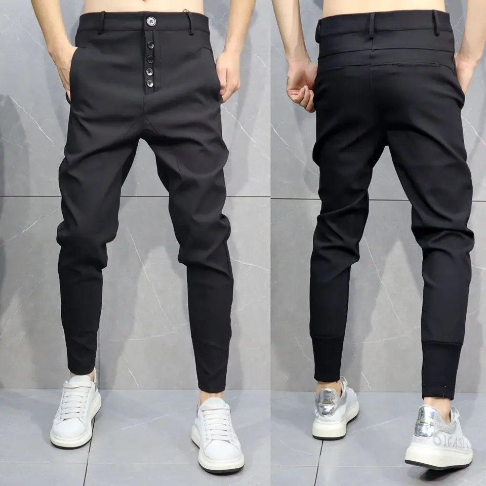 

Men's Summer and Spring Quick-drying Harem Sweatpants Fashion Hip-hop Loose Street Trousers High Quality Brand Pants A70