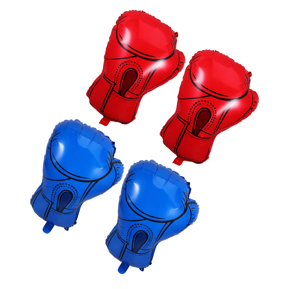 

4Pcs Boxing Glove Balloons High Elasticity Party Decorations for Wrestling Boxing Indoor Outdoor