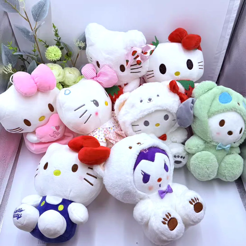 

Sanrio Anime Kuromid Plush Toys Kawaii Mymelody Cinnamorol Plush Soft Stuffed Animals Doll Plushie Pillow Xmas Gift Decor.