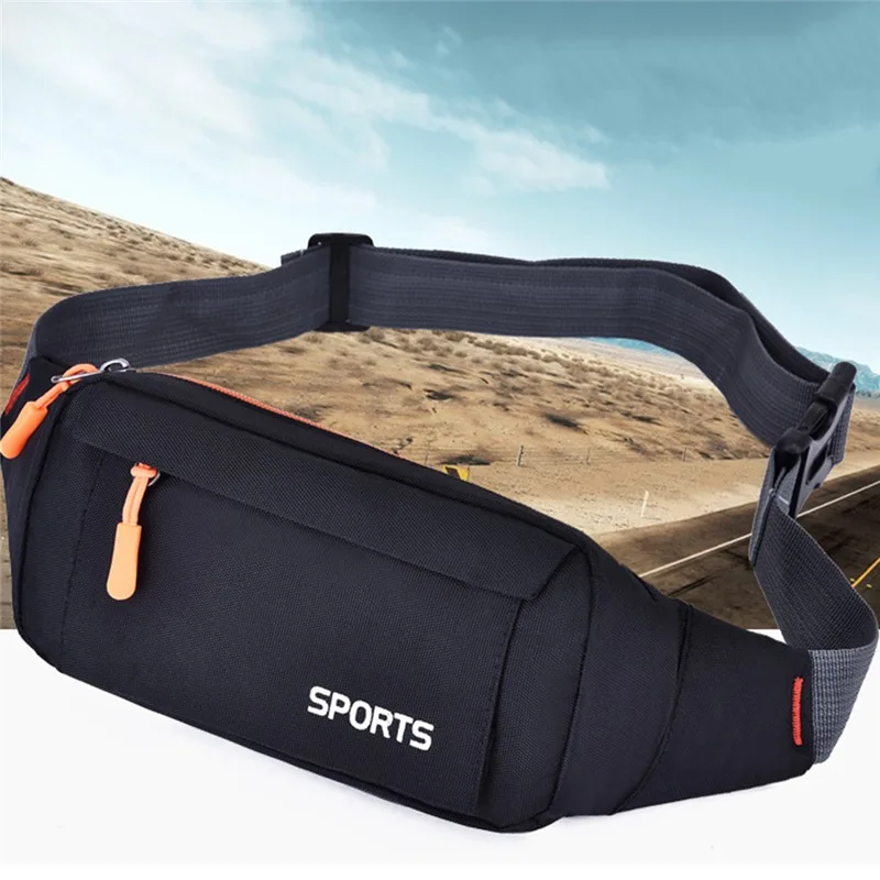 Bolsa impermeable para deportes al aire libre para hombre, riñonera de estilo coreano, Oxford, tipo Banana