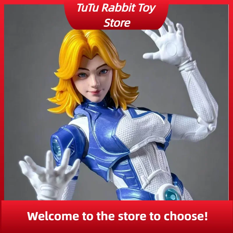 

Brooks Marvel Invisible Woman Jeff Land Shark Assembled Model Mobile Handheld Collected Toys Decorative Ornaments Birthday Gifts