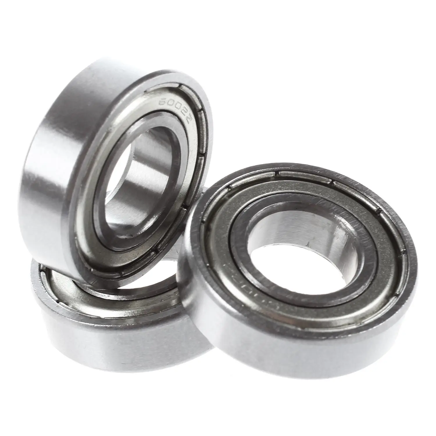 HOT 6002Z 15 x 32 x 9 mm shielded metal ball bearings 5 pcs, Silver