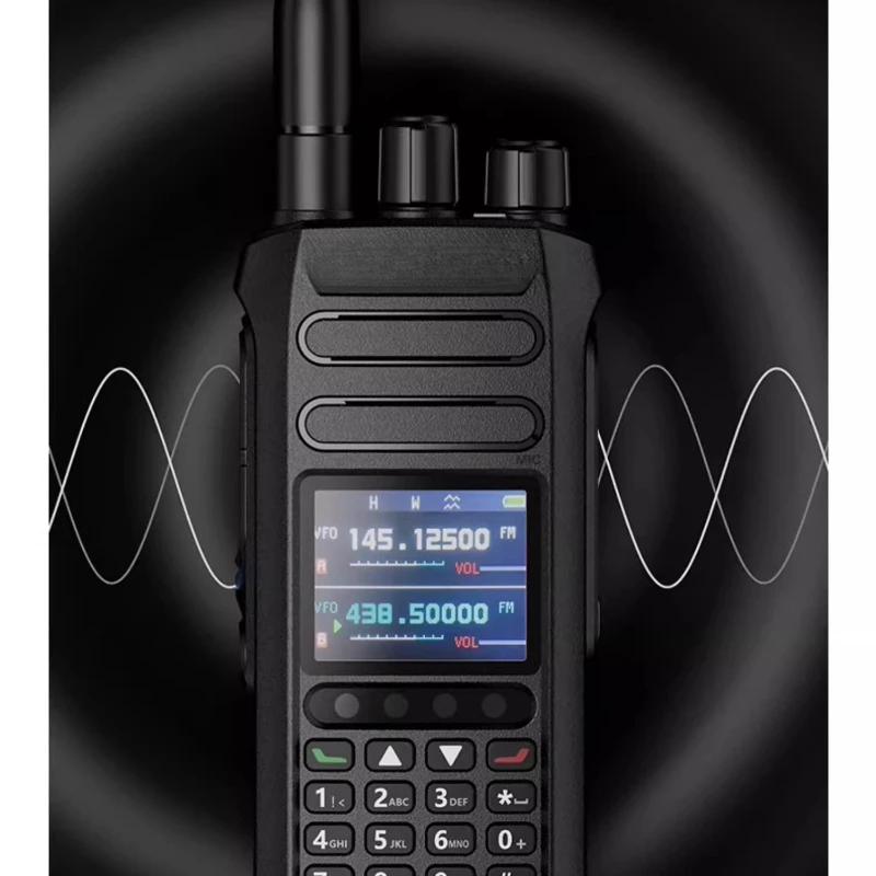 

Handheld civil maritime marine high frequency handset self-driving tour of the construction site