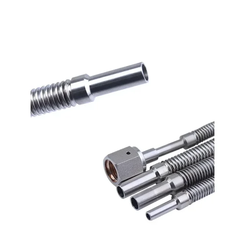 Imagen 2 del producto 1/8-3/4"" 6 8 10 12mm Tube OD 1/4"" 3/8"" 1/2"" VCR Female Male 100-2000mm Length 316L Staniless Vacuum Bellow Hose Pipe Homebrew