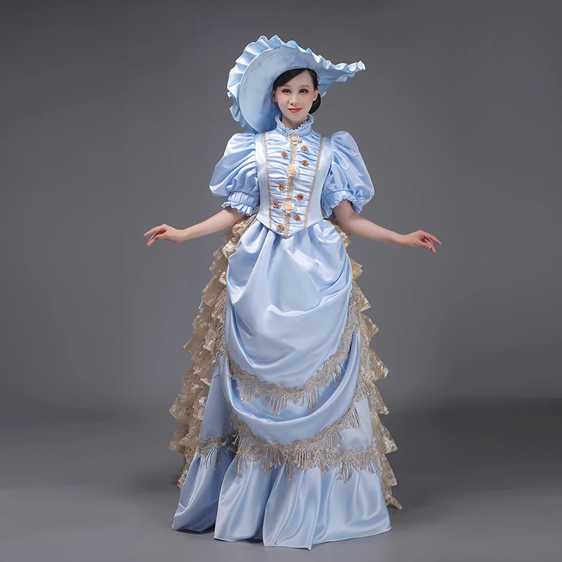 فساتين سهرة ماري مخصصة لمحكمة القرون الوسطى وعصر النهضة الفيكتوري الباروكي للحفلات الراقصة وحفلات تنكرية للمسرح #5