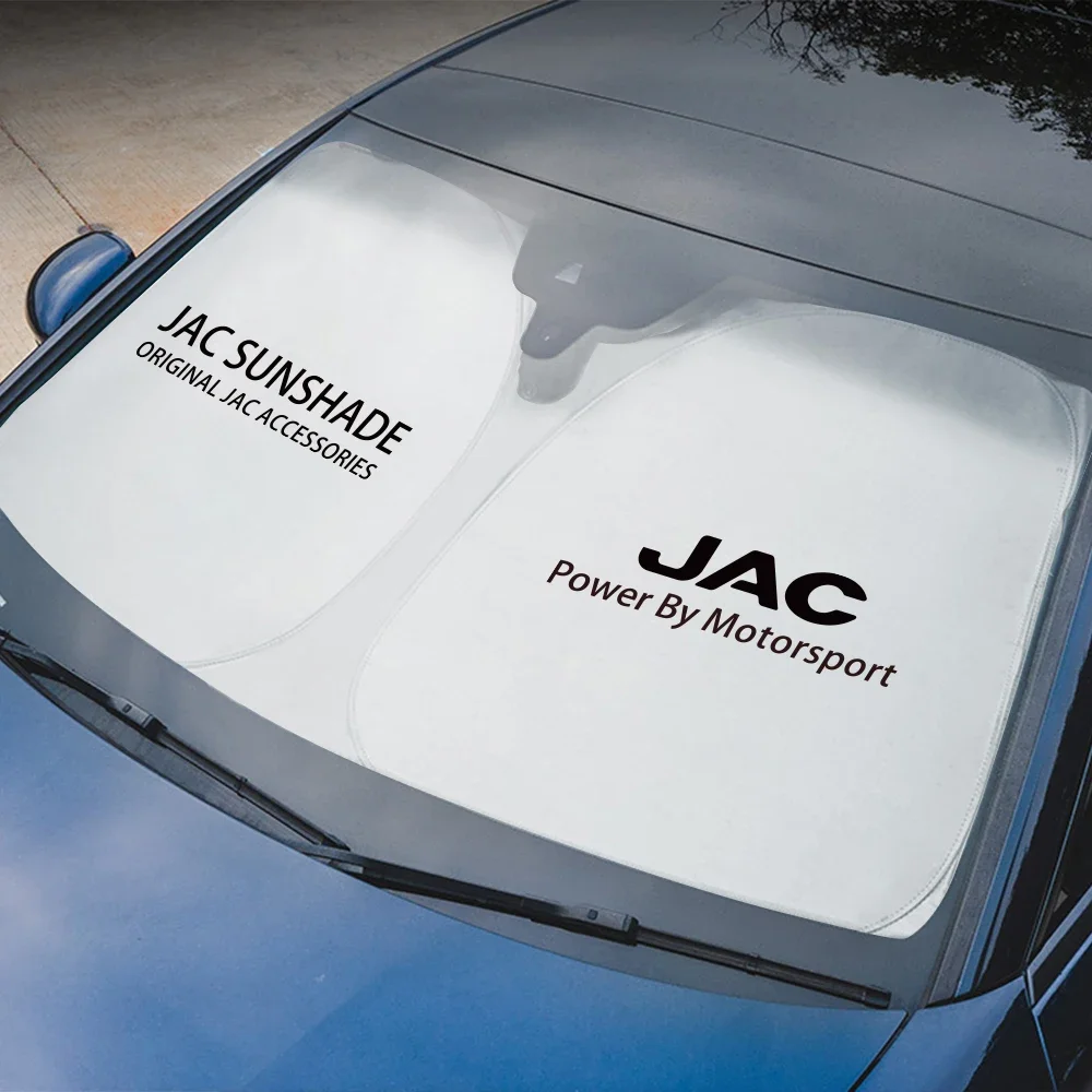 Titanium Silver Windshield Sun Protection Cover Heat Insulation Car Parasol for JAC T2 Traveler Dasheng X70S X90 Pro S4 J6