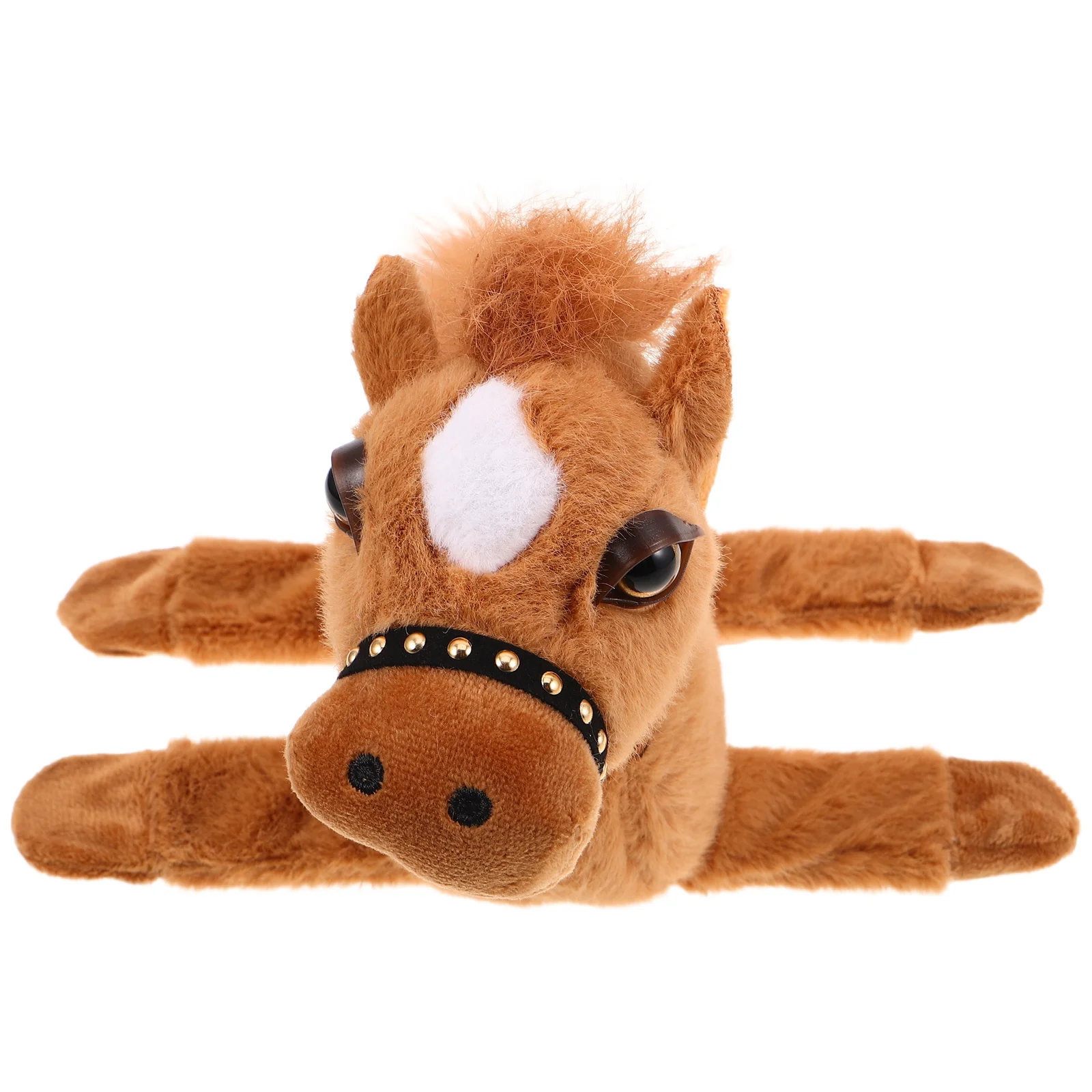 

White Fronted Horse Slap Bracelet Soft Material Wristband Comfortable Wear Inspires Imagination Kids Birthday Party Favors