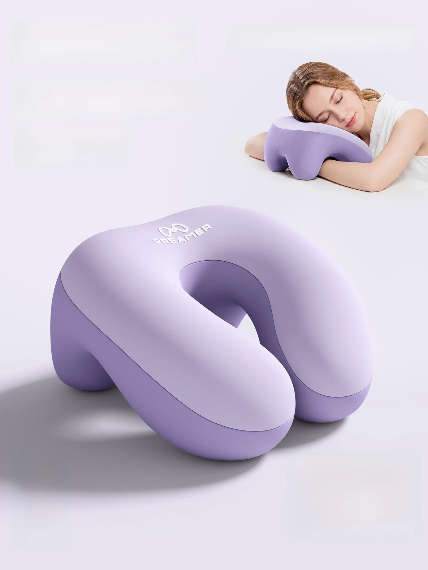 Napping Pillow Office Desk Snooze Tool Memory Foam Unique Shape Universal Design Simple Style for a Quick Nap at Work