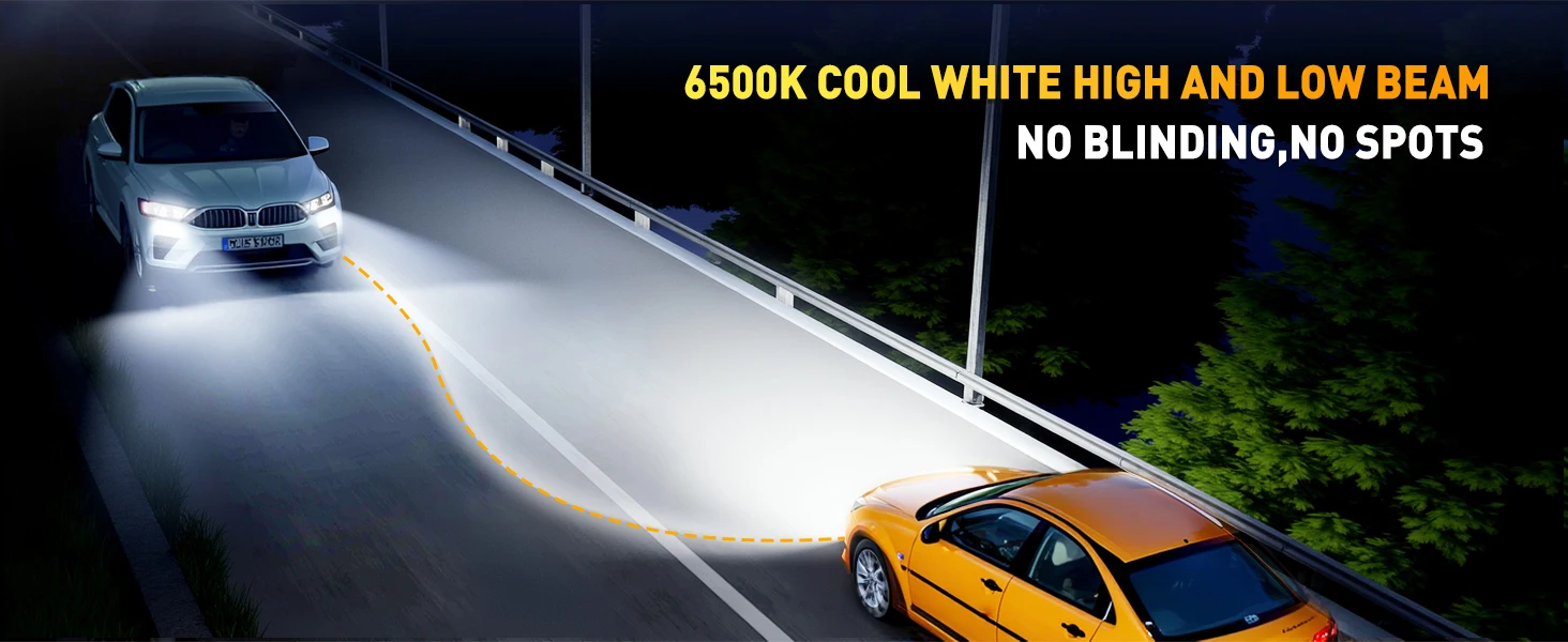 Termitor 2026 Premium D1S Fog Light Bulbs – 60,000LM 6500K Cool White, 1:1 OEM Size, IP68 Waterproof, 3-Minute Installation, 85,000-Hour Lifespan, Off-Road Use Only, Pack of 2
