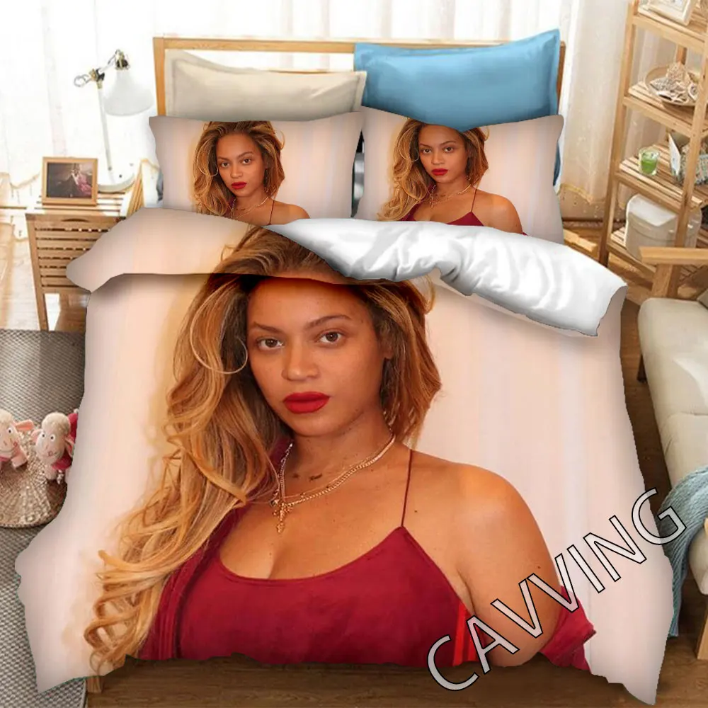 

Beyonce 3D Printed Bedding Set Duvet Covers & Pillow Cases Comforter Quilt Cover (US/EU/AU Sizes) L02