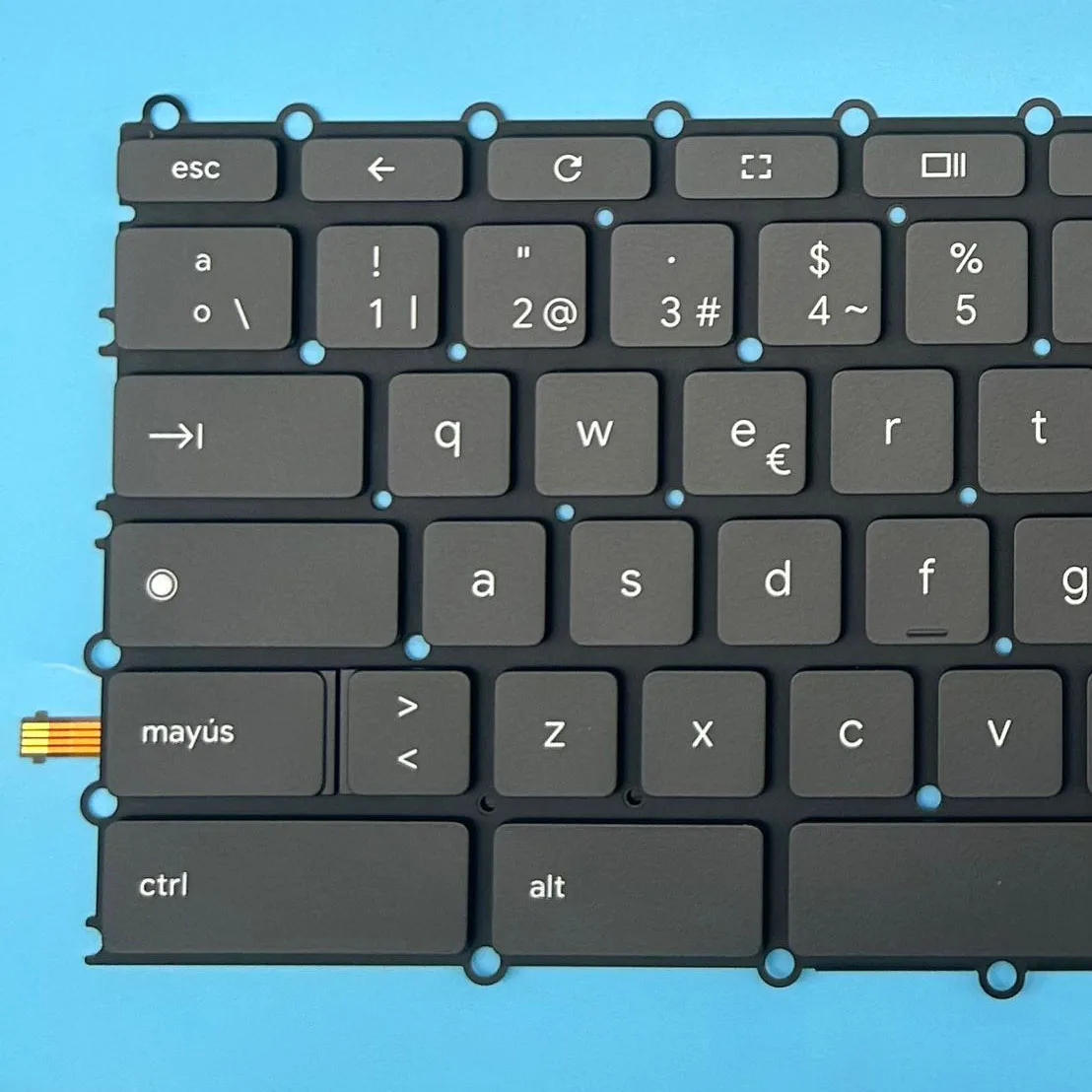 NEW Latin Spanish Keyboard For DELL Chromebook Latitude 5430 2 in 1 Backlit Power Key