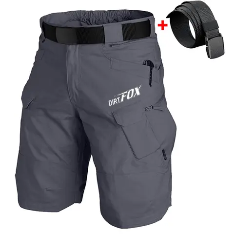 DIRTFOX 오토바이 레이싱 자전거 내리막 짧은 바지 산악 자전거 반바지 전술화물 바지 퀼로트 Pantaloni Mtb Enduro