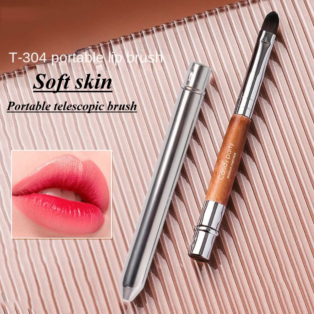 

Metal handle with protective cap Eyeshadow applicator Makeup lip brush Makeup brush Concealer brush, beauty tools,