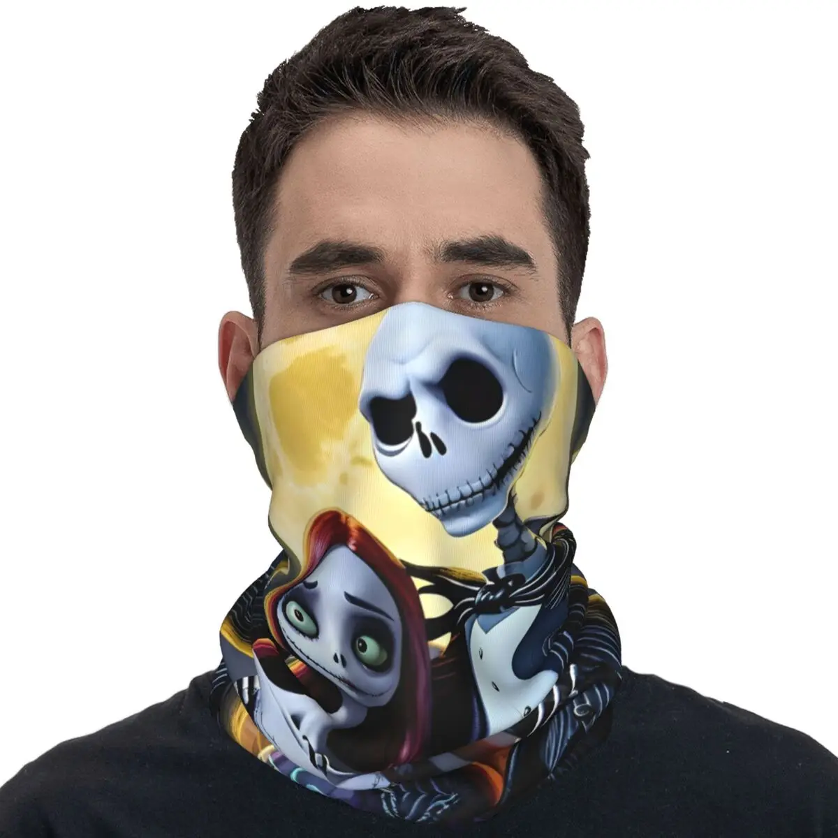 The Nightmare Before Christmas Balaclava Riding Fishing Jack Cartoon Bicycle Mask Sun Protection Soft Motorcycle Face Masks