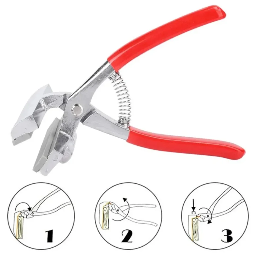 Canvas Stretching Pliers 12cm Wide Jaw with Spring Handle, Alloy Artist Framing Tool for Oil Painting Canvas