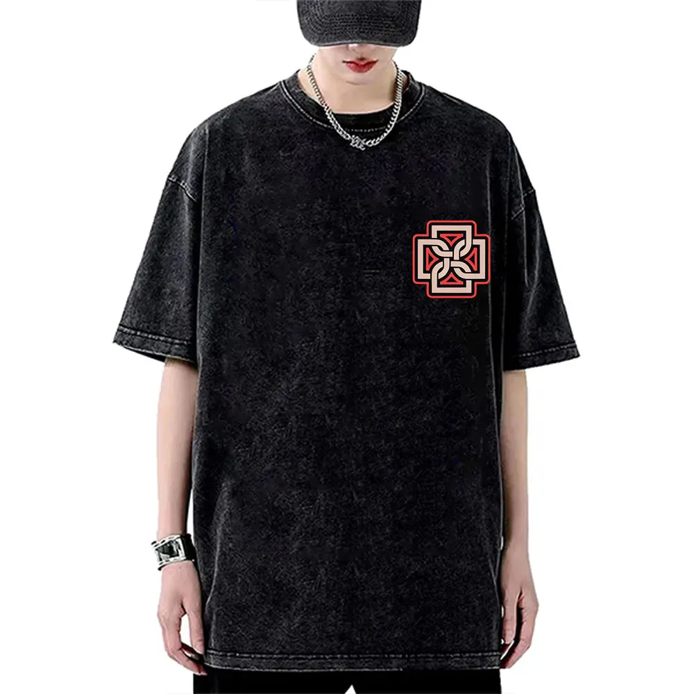 

Washed Vintage Rapper Duki AM3RI Graphic T-shirt Men Women Fashion Hip Hop Oversized T Shirt Men's Casual 100% Cotton T-shirts