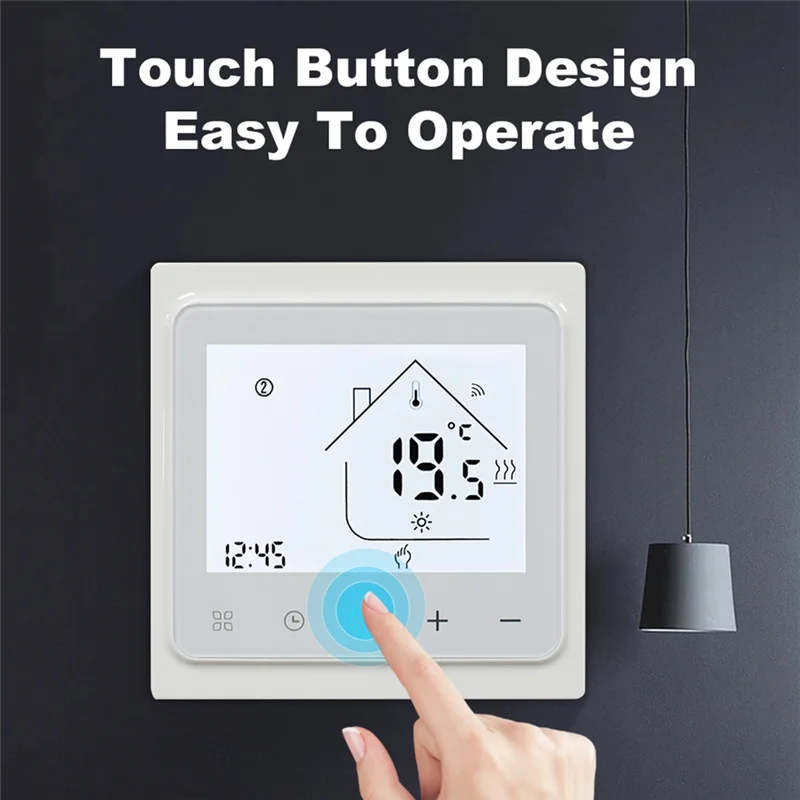 Alta calidad-16A Tuya Wifi inteligente termostato agua eléctrica calefacción de suelo caliente agua caldera de Gas controlador de temperatura para Alexa,