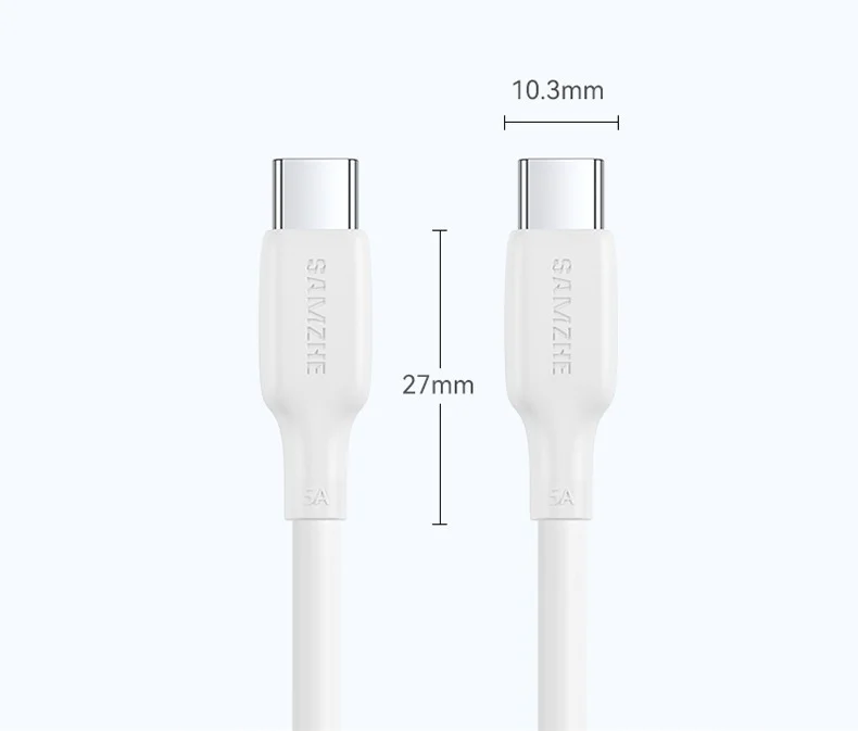 SAMZHE Typ-C zu Typ-C 100W 5A Schnellladekabel, Superschnelles Laden für Huawei Mate 80, Xiaomi, Vivo, Honor, Android 88W/66W – Detail 15