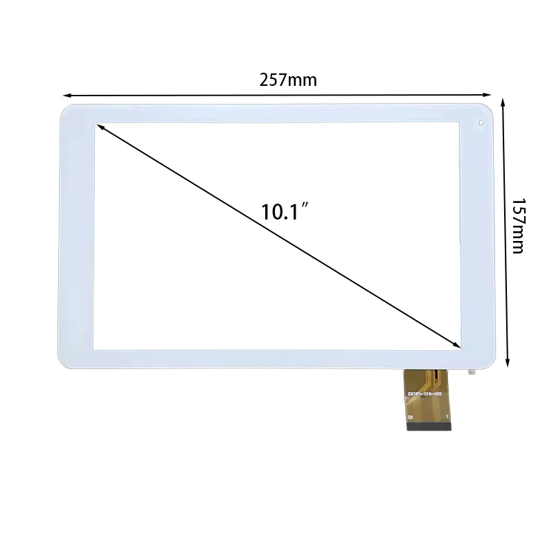 Touch Screen Digitizer Glass For SPC Glow 10.1 3G Quad Core 9765108B