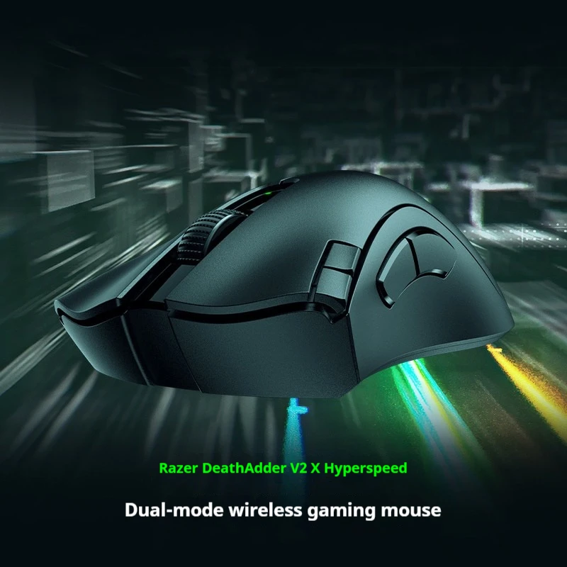 Razer Deathadder V2 X Hyperspeed Wireless Mouse Dual Mode 7 Programmable Buttons 2 Mechanical Switche 14k Dpi Optical Sensor V2x