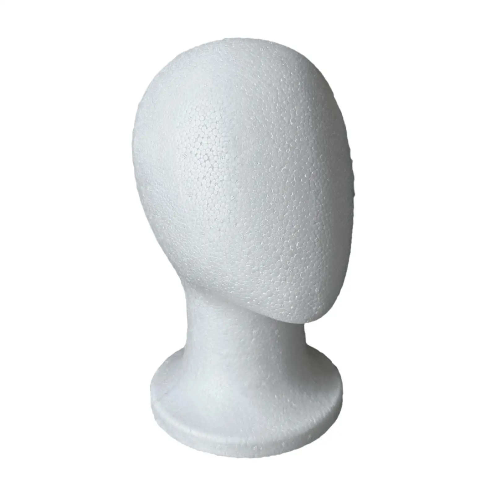 حامل عرض شعر مستعار من الفوم برأس مانيكين، عارضة أزياء متينة بالحجم الطبيعي لنظارات قطع الشعر المستعار