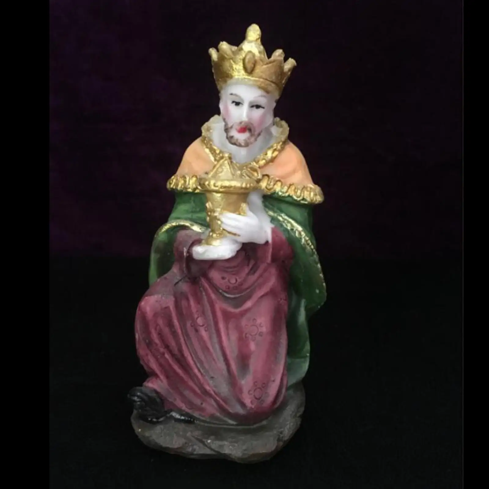 12Pcs Nativity Figurine Set Christmas Decoration Handmade for Home Decor