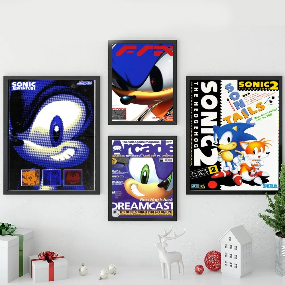 1pc Sonic Adventure Poster HD Posters Home Room Bar Cafe Decor Art Wall Painting Picture