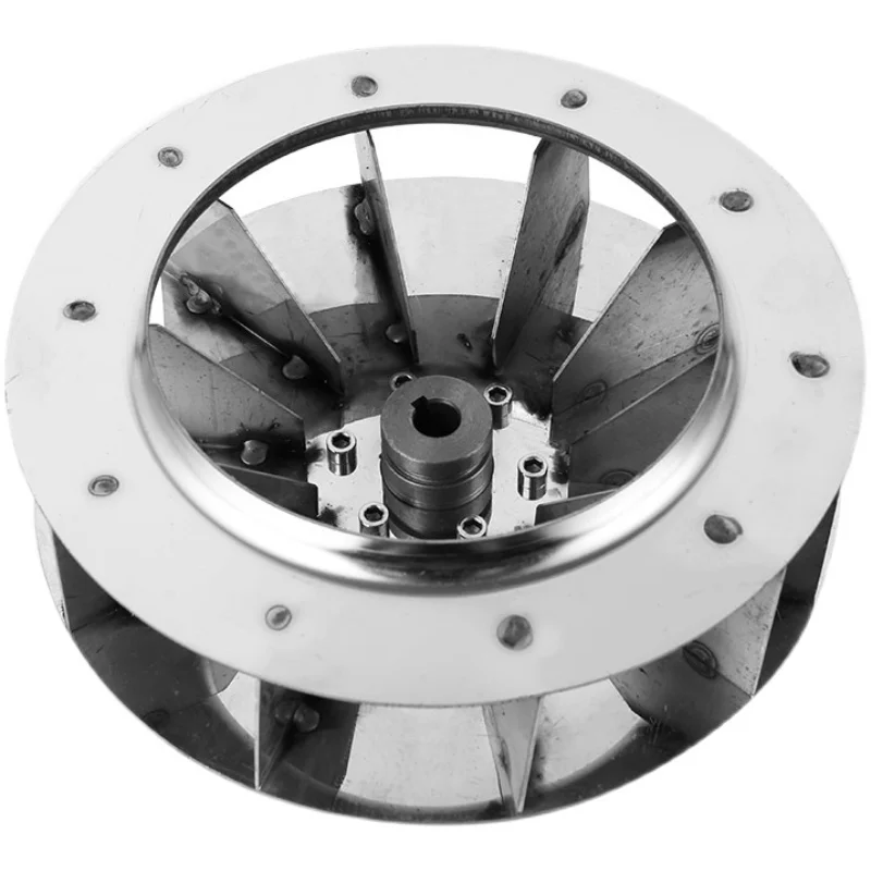 YN5-47 boiler induced draft fan special impeller blade 304 stainless steel wind wheel 370/550/750/1.1/2.2
