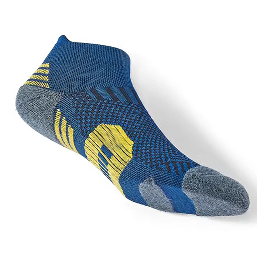 3 คู่ Professional กีฬาถุงเท้าผู้ชายผู้หญิงวิ่งมาราธอนถุงเท้าสําหรับ Man ฟิตเนสถุงเท้าสั้นถุงเท้าผ้าขนหนูหนากลางแจ้ง