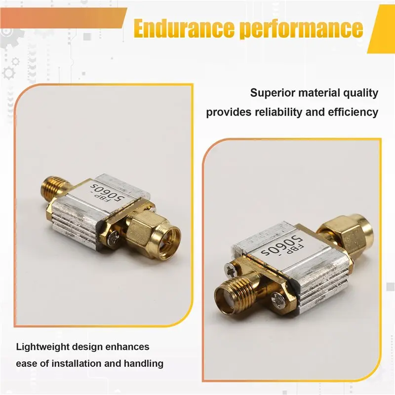 【ELECTRONIC-ACCESSORIES】For RF BPF Filter Module Bandpass Filter 5.8Ghz 5800Mhz 5Ghz-6Ghz For UAV Wireless Image Transmission