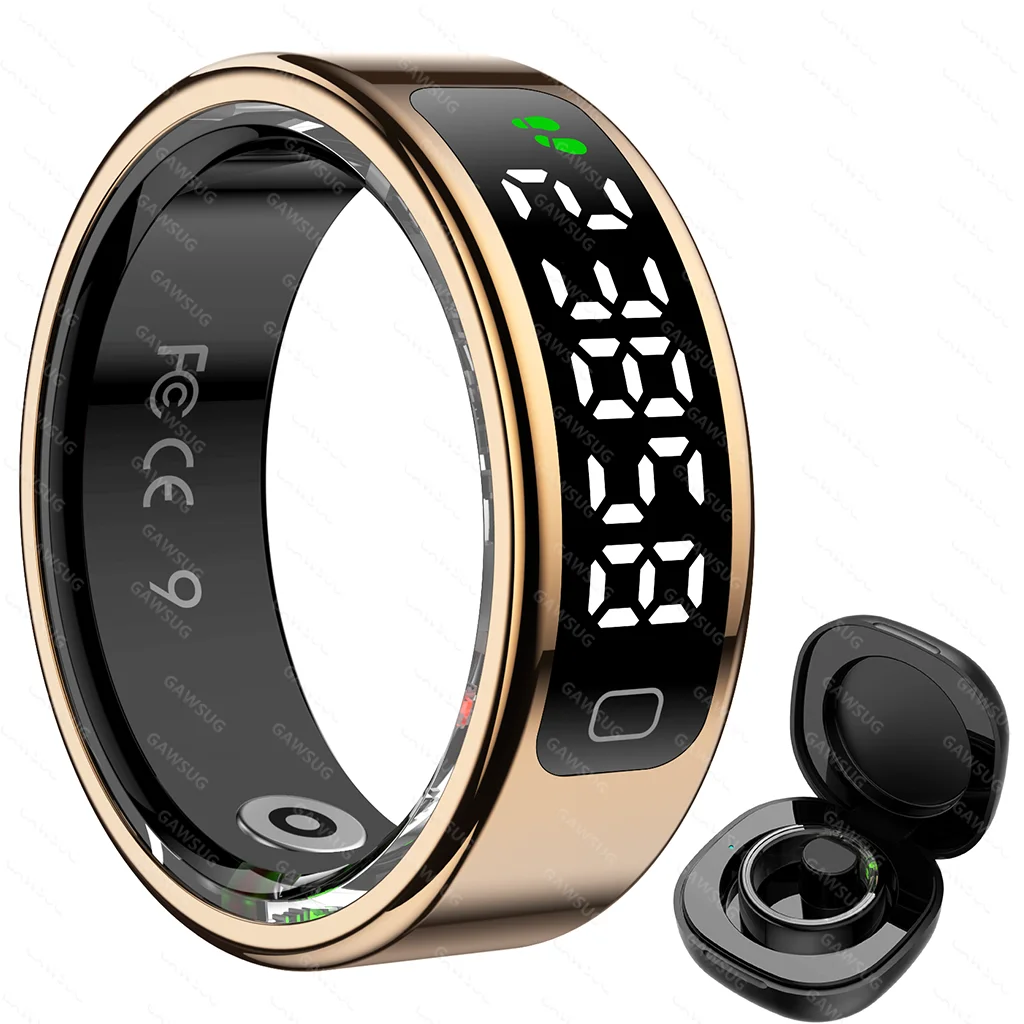 Smart Ring with Display & Charging Case image