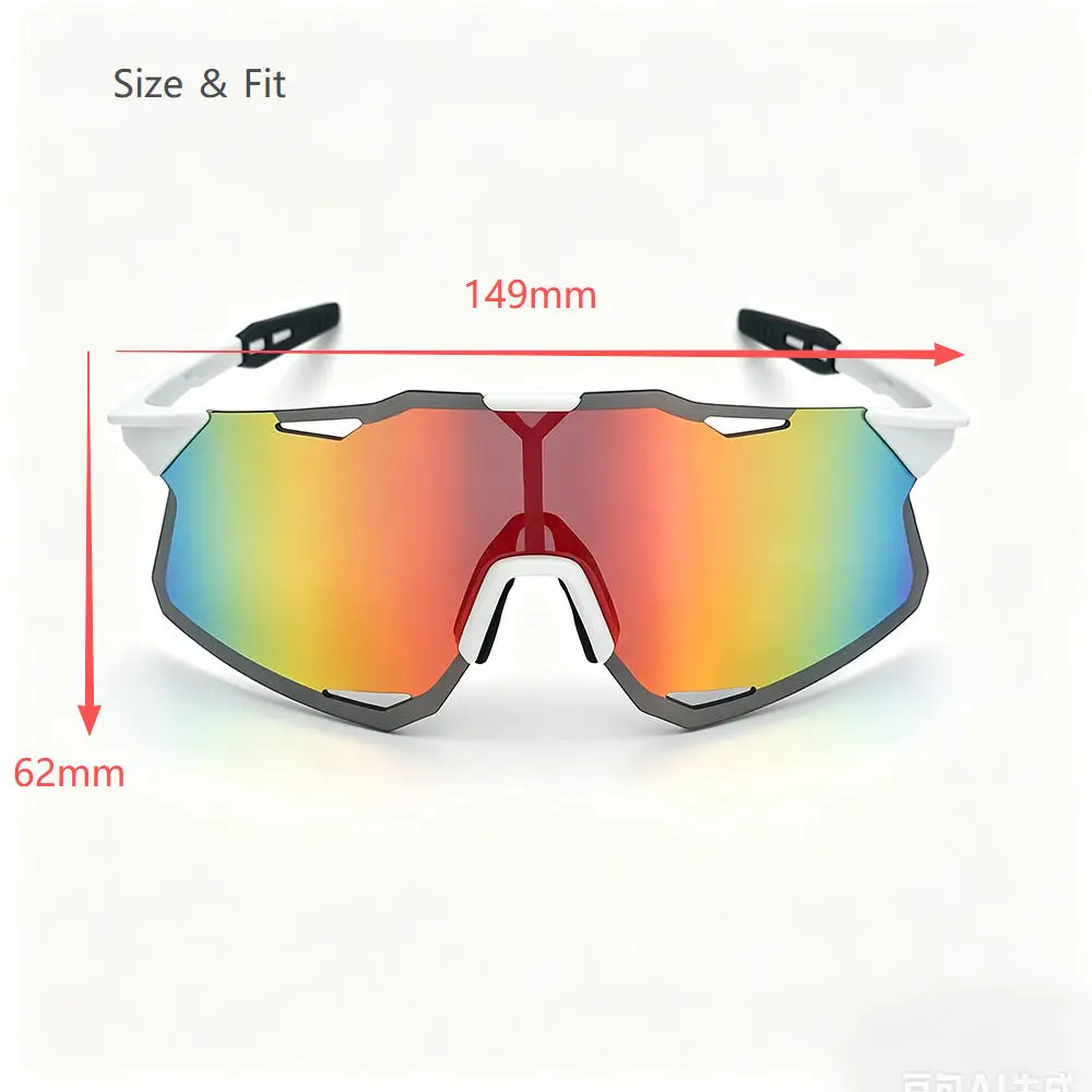 Photochrome UV-Radsportbrillen für Herren & Damen - Leichte Sportbrillen für MTB, Rennrad, Laufen & Outdoor-Aktivitäten – Detail 1