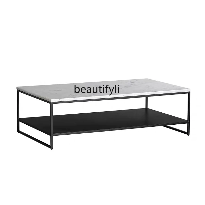 Nordic Bianco Carrara Venato Marble Coffee Table Black Jazz White Square Italian Style 1 M Rectangular Corner Table