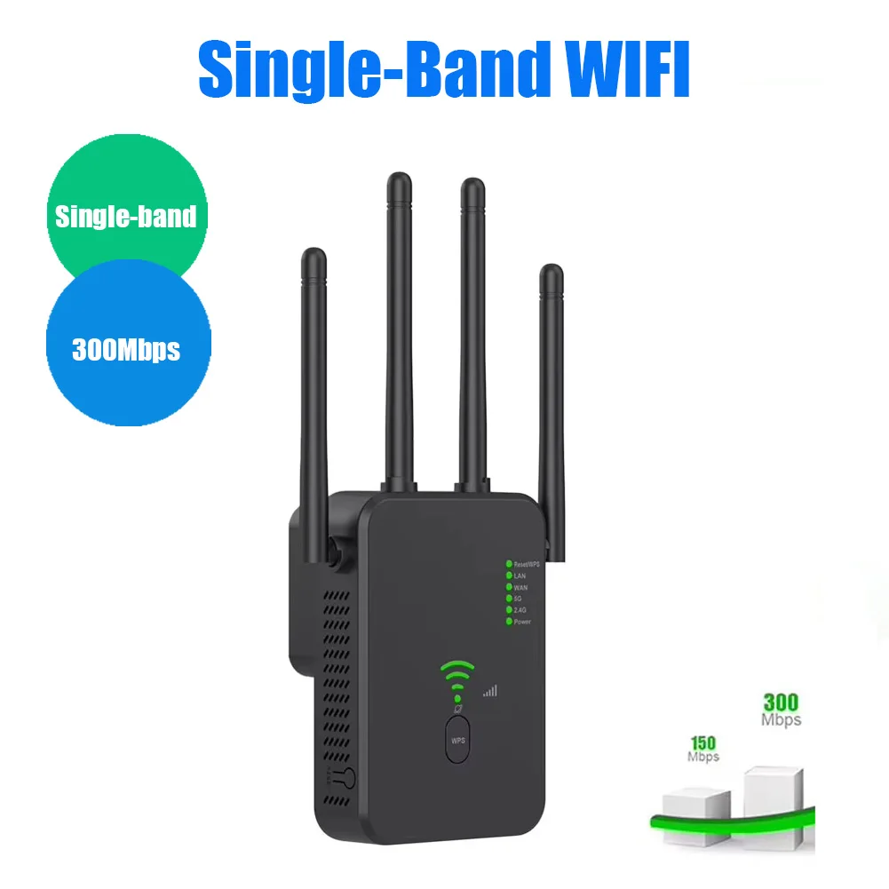 نطاق واحد واي فاي 2.4G مكرر لاسلكي 300Mbps واي فاي إشارة الداعم موسع واي فاي جيجابت واي فاي مكبر للصوت WPS راوتر المنزل #2