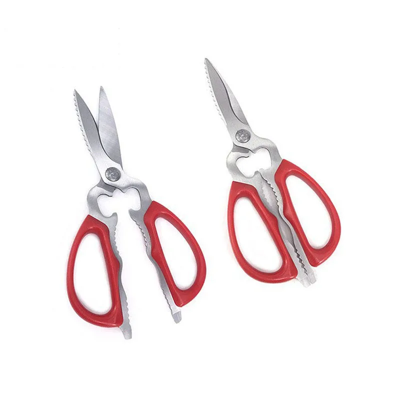 Dobeli-multiherramienta de cocina de 9 pulgadas, tijeras profesionales para huesos de pollo, herramientas multifuncionales para cortar alimentos con cascanueces